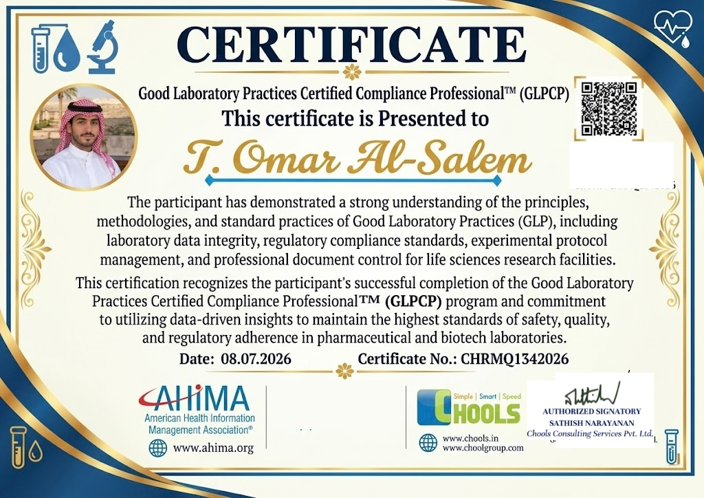 Healthcare and Pharma Program Certificate